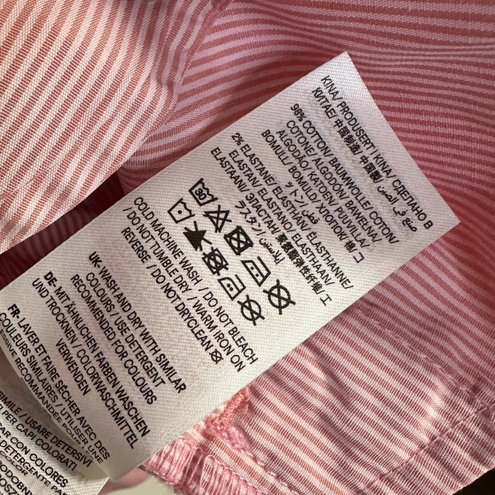Mini Boden Pink Buttoned Jacket Cotton Size 13/14 Years